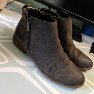 Brown Leather Franco Sarto Booties size 7.5